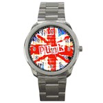 Punk Union Jack Sport Metal Watch