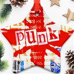 Punk Union Jack Star Ornament (Two Sides)