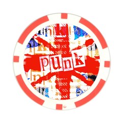 Punk Union Jack Poker Chip Card Guard from ArtsNow.com Back