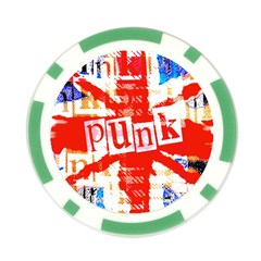 Punk Union Jack Poker Chip Card Guard from ArtsNow.com Back