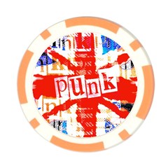 Punk Union Jack Poker Chip Card Guard from ArtsNow.com Back