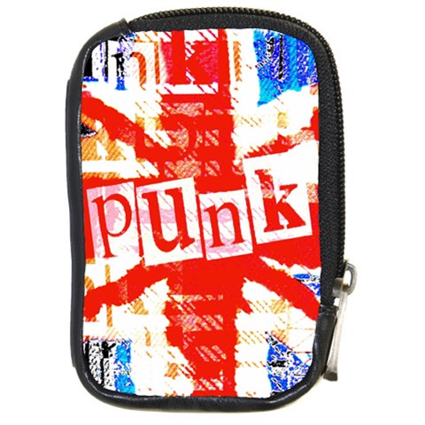 Punk Union Jack Compact Camera Leather Case from ArtsNow.com Front
