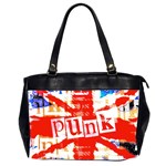 Punk Union Jack Oversize Office Handbag (Two Sides)