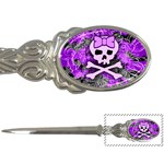 Purple Girly Skull Letter Opener