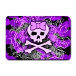 Purple Girly Skull Small Doormat