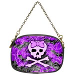 Purple Girly Skull Chain Purse (Two Sides)