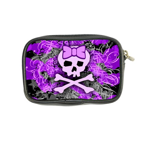 Purple Girly Skull Coin Purse from ArtsNow.com Back
