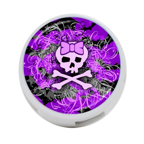Purple Girly Skull 4 Front
