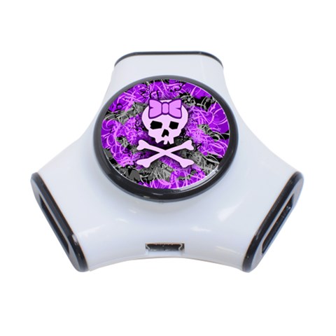 Purple Girly Skull 3 Front