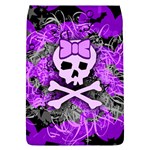 Purple Girly Skull Removable Flap Cover (Large)