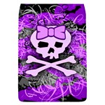 Purple Girly Skull Removable Flap Cover (Small)