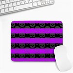 Purple Goth Skulls  Small Mousepad