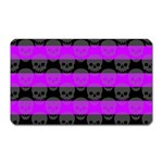 Purple Goth Skulls  Magnet (Rectangular)