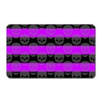 Purple Goth Skulls  Magnet (Rectangular)