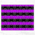 Purple Goth Skulls  Jigsaw Puzzle (Rectangular)
