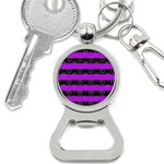 Purple Goth Skulls  Bottle Opener Key Chain