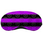 Purple Goth Skulls  Sleeping Mask