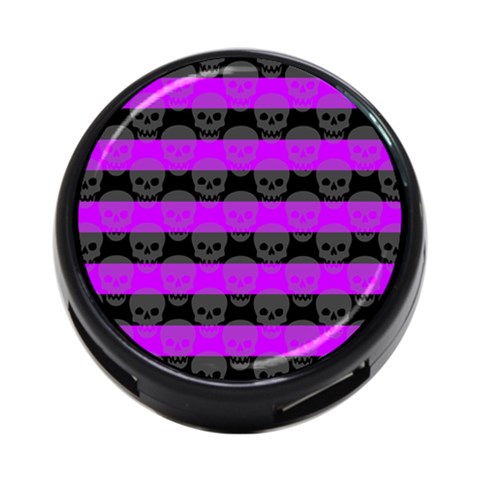Purple Goth Skulls  4 Front