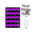 Purple Goth Skulls  Playing Cards 54 (Mini)