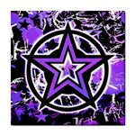 Purple Star Tile Coaster