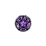 Purple Star 1  Mini Button