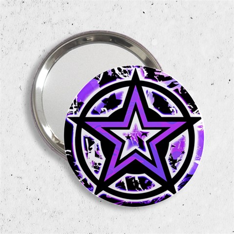 Purple Star 2.25  Handbag Mirror from ArtsNow.com Front