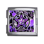 Purple Star Mega Link Italian Charm (18mm)