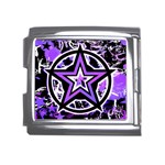 Purple Star Mega Link Italian Charm (18mm)