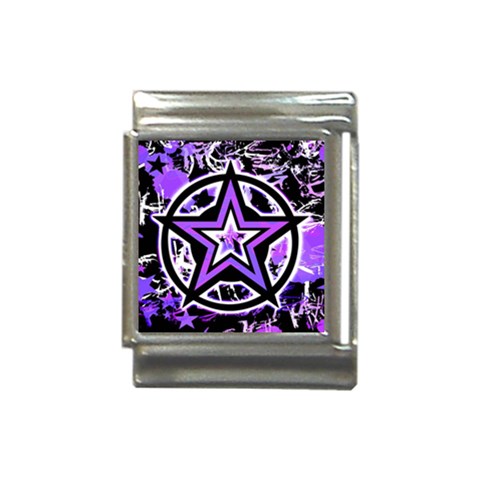 Purple Star Italian Charm (13mm) from ArtsNow.com Front