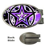 Purple Star Money Clip (Oval)