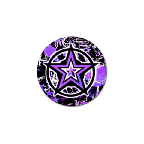Purple Star Golf Ball Marker from ArtsNow.com Front