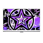 Purple Star Business Card Holder