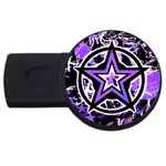 Purple Star USB Flash Drive Round (2 GB)