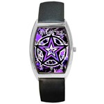 Purple Star Barrel Style Metal Watch