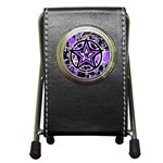 Purple Star Pen Holder Desk Clock