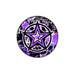 Purple Star Hat Clip Ball Marker