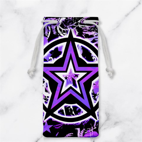 Purple Star Jewelry Bag from ArtsNow.com Back