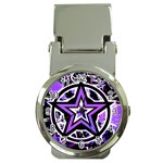 Purple Star Money Clip Watch