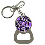 Purple Star Bottle Opener Key Chain