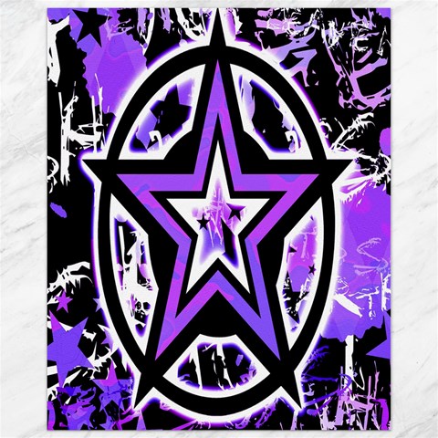 Purple Star Canvas 11  x 14  from ArtsNow.com 10.95 x13.48  Canvas - 1
