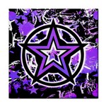 Purple Star Face Towel