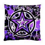 Purple Star Cushion Case (One Side)