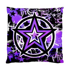 Purple Star Cushion Case (Two Sides) from ArtsNow.com Front