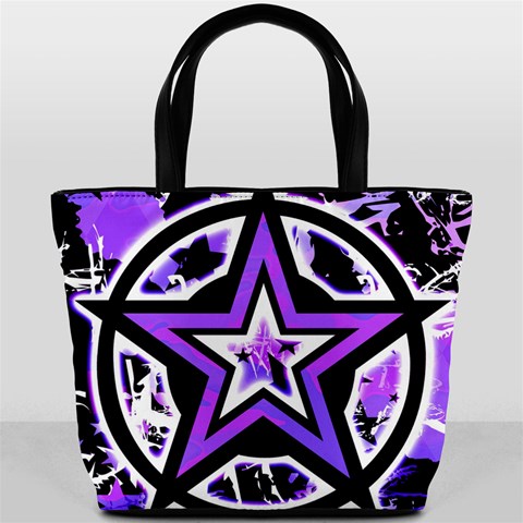 Purple Star Bucket Bag from ArtsNow.com Front