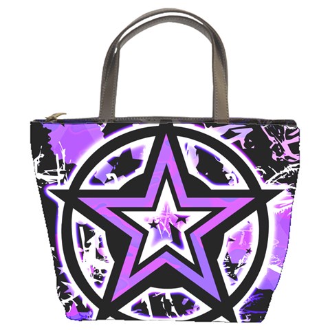 Purple Star Bucket Bag from ArtsNow.com Front