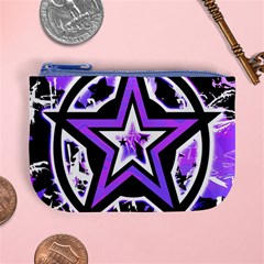 Purple Star Mini Coin Purse from ArtsNow.com Front