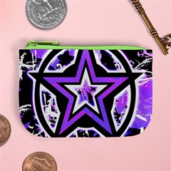 Purple Star Mini Coin Purse from ArtsNow.com Front