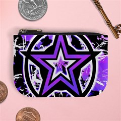 Purple Star Mini Coin Purse from ArtsNow.com Front