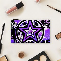 Purple Star Cosmetic Bag (Small) from ArtsNow.com Front