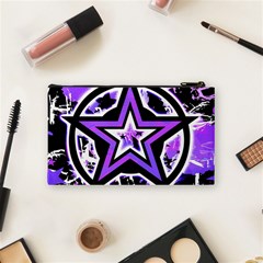 Purple Star Cosmetic Bag (Small) from ArtsNow.com Back